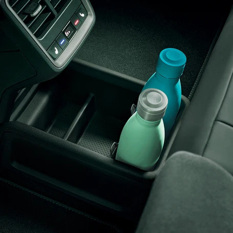 Discover the clever touches inside the Škoda Enyaq Coupé. Features like a sustainable umbrella in the driver’s door, a removable glasses compartment, an ice scraper, and a rear passenger storage box add everyday practicality.

Take a closer look by visiting our showroom.