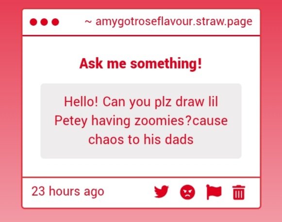 Amy got rose flavour tweet media