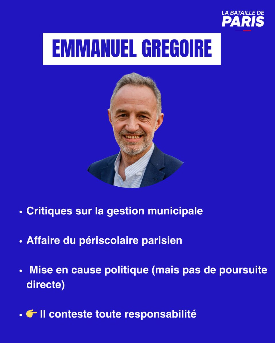bataille_paris's tweet photo. Municipales 2026 :
Dati, Grégoire, Chikirou…
Enquêtes, polémiques, critiques : les “affaires” s’imposent dans la campagne : https://t.co/yMJsfmLyGX https://t.co/yS7KkKqXGl
