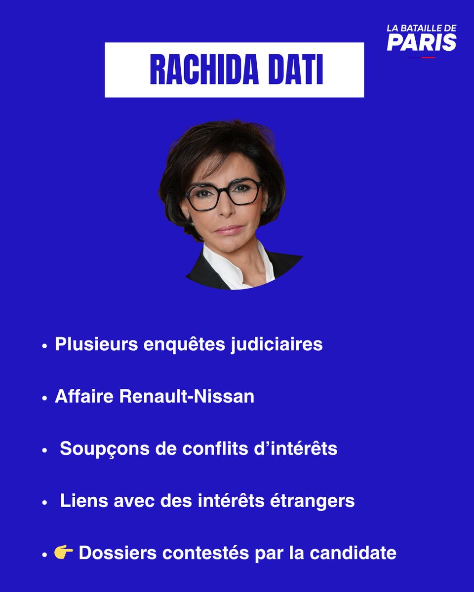 bataille_paris's tweet photo. Municipales 2026 :
Dati, Grégoire, Chikirou…
Enquêtes, polémiques, critiques : les “affaires” s’imposent dans la campagne : https://t.co/yMJsfmLyGX https://t.co/yS7KkKqXGl