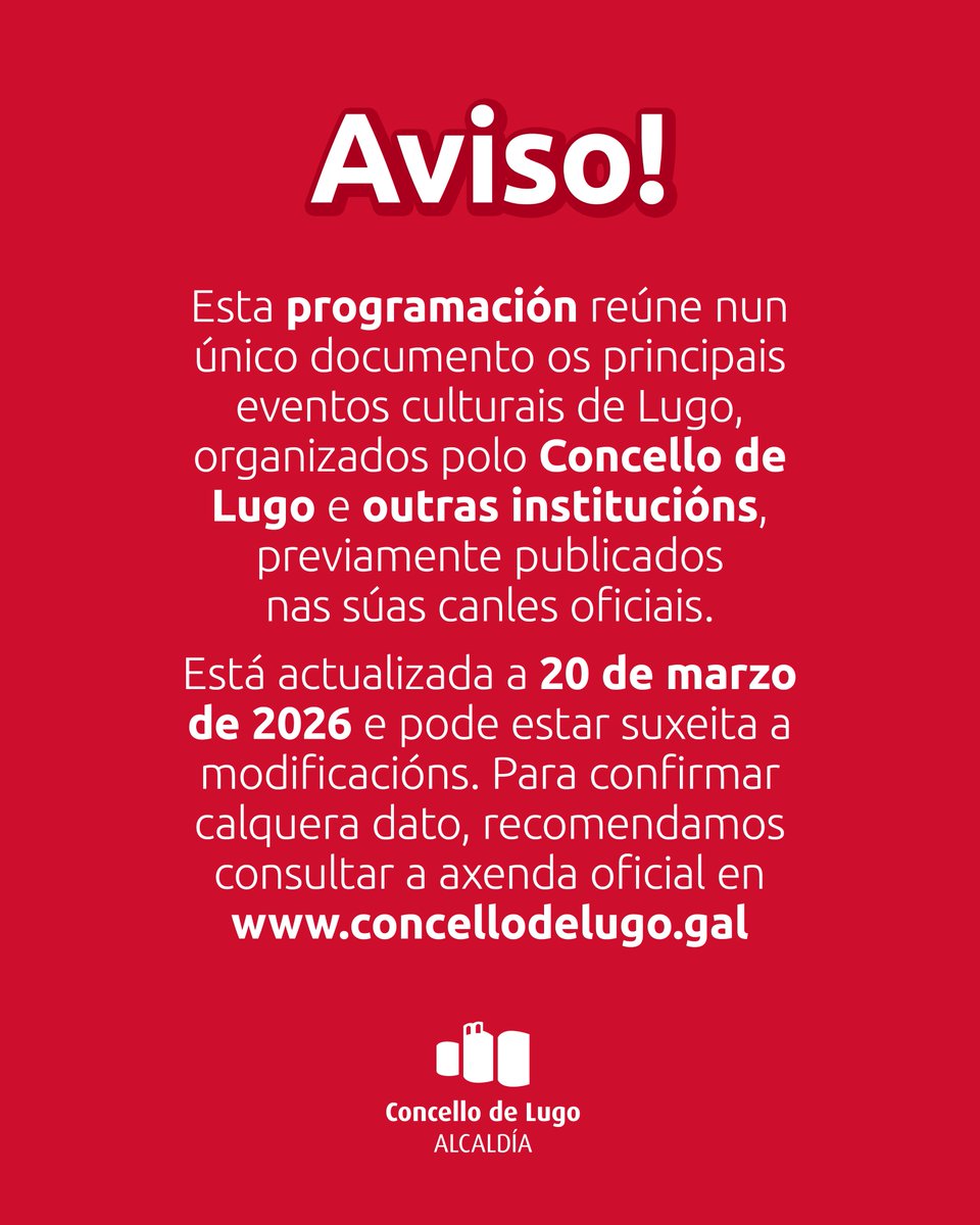 Concello de Lugo tweet media