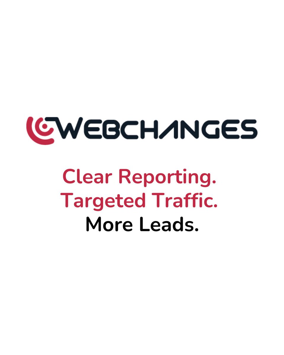 web_changes's tweet photo. Clear reporting. Targeted traffic. More leads
Driving visitors to your website is easy. Turning those visitors into real enquiries is not
Ready to turn visitors into leads?

https://t.co/9Uo8nNl7yf
info@webchanges.net
+2711 476 9020

#DigitalMarketing #LeadGeneration #WebChanges https://t.co/3cOWHti450