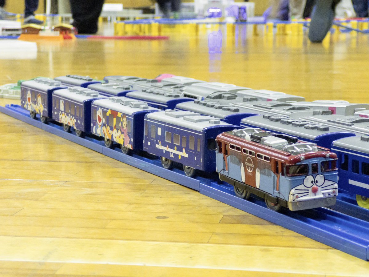 きたもと25 向け新作改造プラレール「ドラえもん海底列車」です！ ED79
