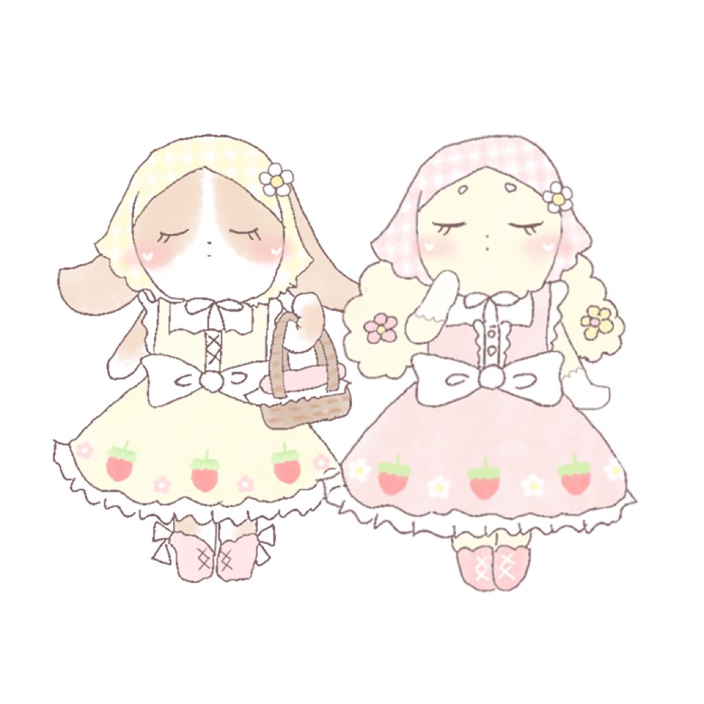 maryy0722's tweet photo. いちご狩りコーデ🍓🌼🤍

 #ゆるいイラスト  #イラスト https://t.co/4AuEKFarbP