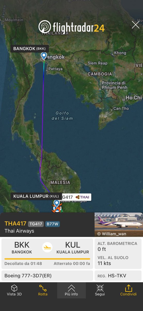 V_Forconi's tweet photo. #TG417 da Bangkok a Kuala Lumpur
https://t.co/IN3mICTF4w #avgeek https://t.co/Ty7s0E5uDI