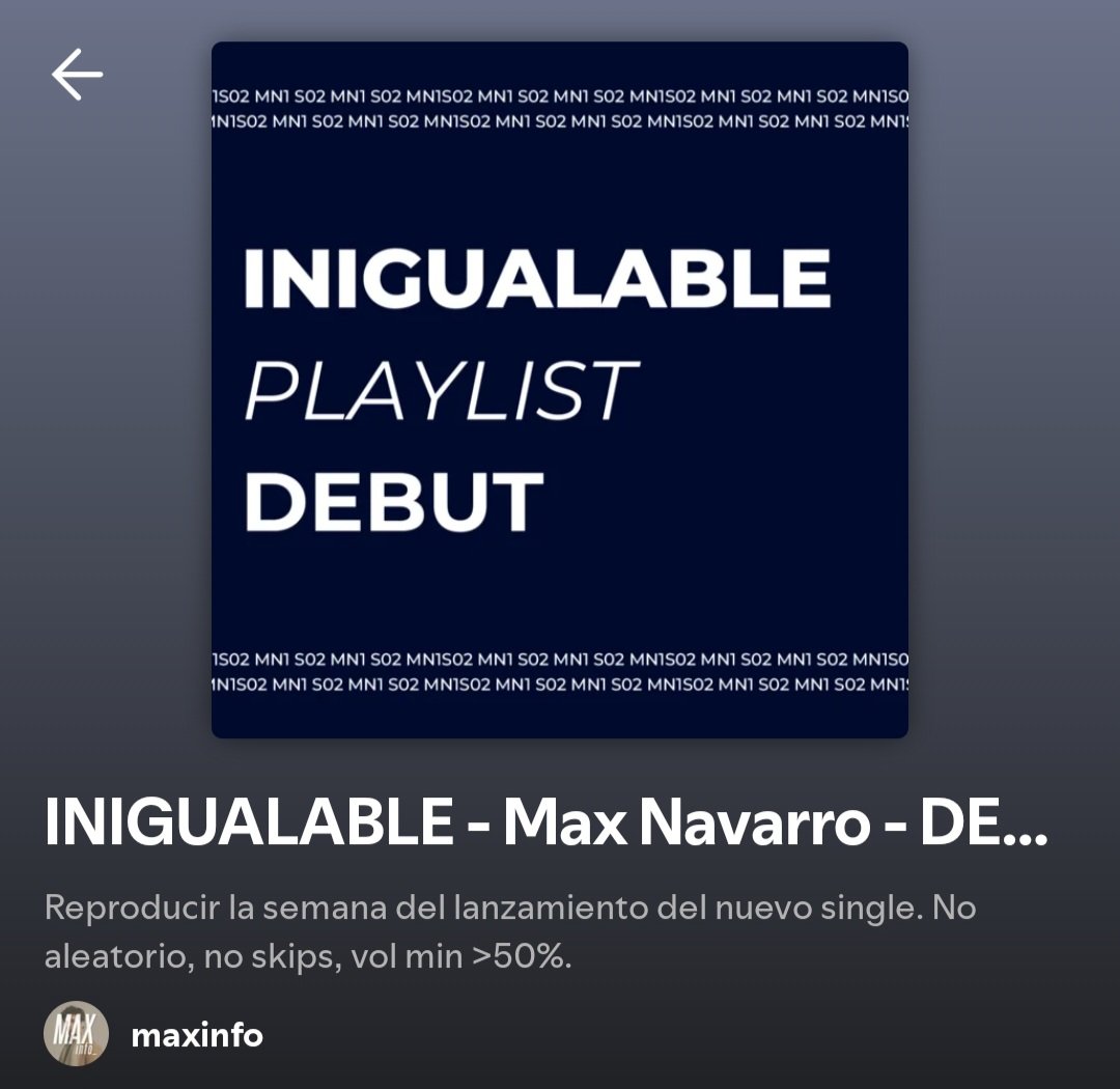 Max Navarro Info tweet media