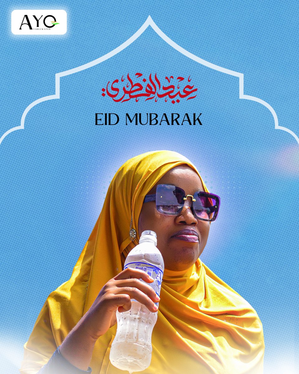 Ayo_table_water's tweet photo. Eid Mubarak to all our amazing Muslim family!

May your day be filled with joy and unlimited blessings!

We celebrate this day with you from all of us at Ayo Table Water.

#eidmubarak #ayotablewater https://t.co/CIjuyxXkr6