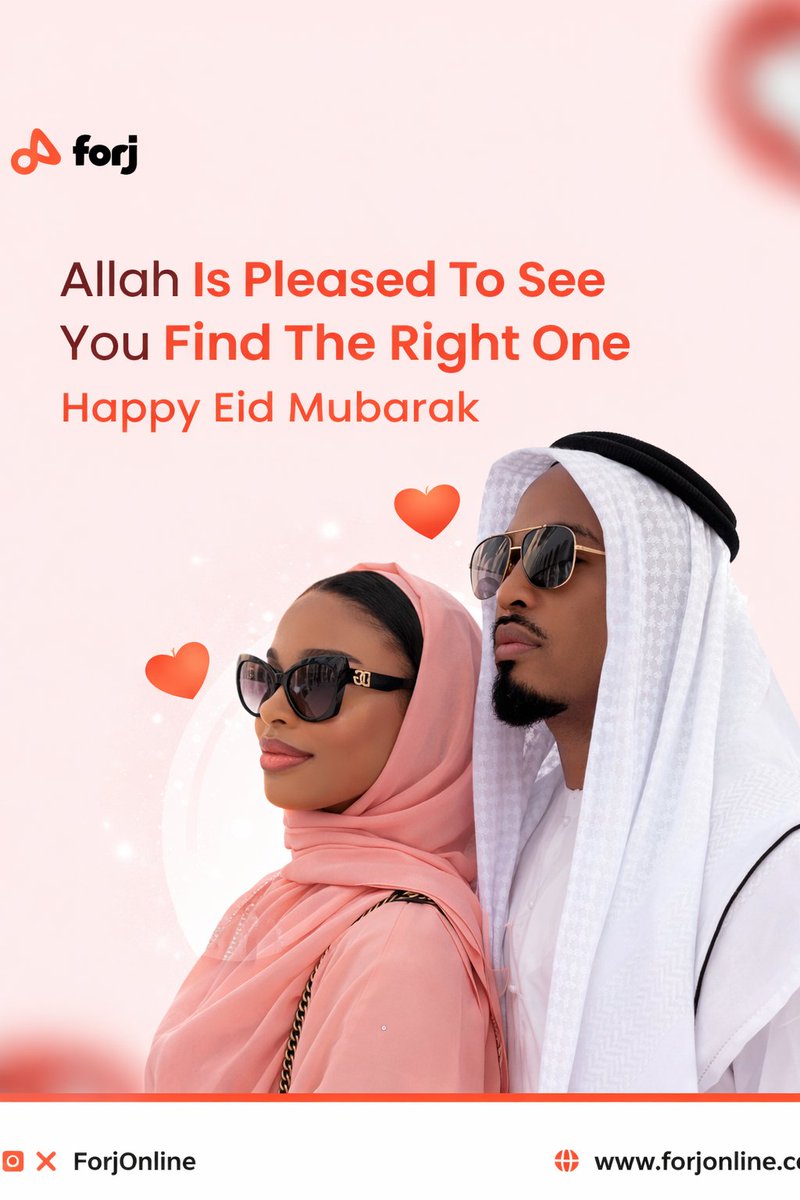 ForjOnline's tweet image. Eid hits differently when you're celebrating with the right person❤️

Find love the right way.
Eid Mubarak 🌙

#eidmubarak2026  #MuslimLove #HalalDating #Forj #MeaningfulConnections #LoveWithIntention #FindYourPerson
