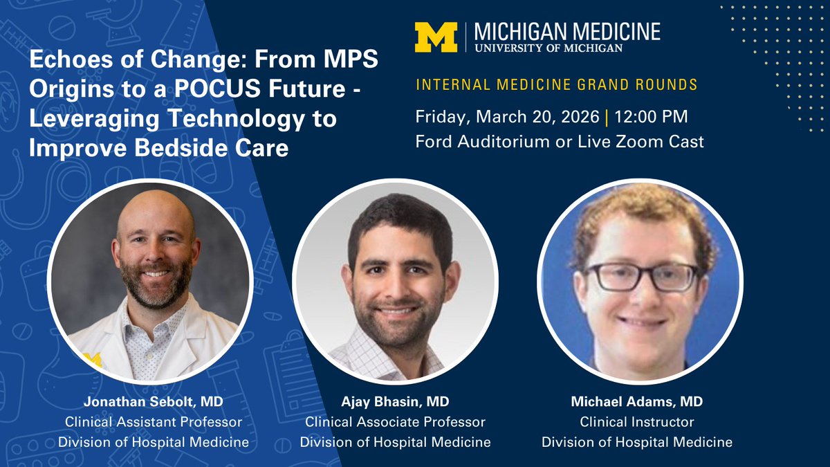 U-M Department of Internal Medicine tweet media