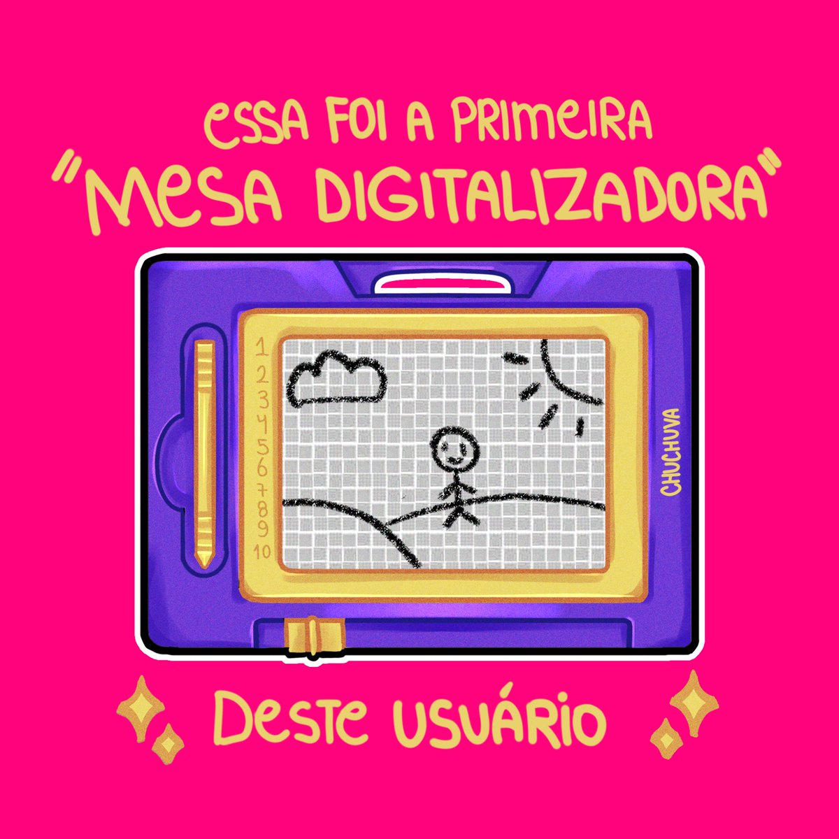 A primeira mesa digitalizadora a gente nunca esquece 🥹⭐️💖✨️