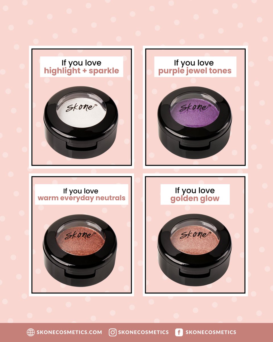 SKONEcosmetics's tweet image. No matter your mood, there’s a Gems Eyeshadow waiting to become your new obsession. 💎

Which shade are you trying first?

#makeupartist #makeupaddict #makeuplover #beautybrand #makeupbrand #cosmeticbrand #crueltyfreemakeup #skonecosmetics