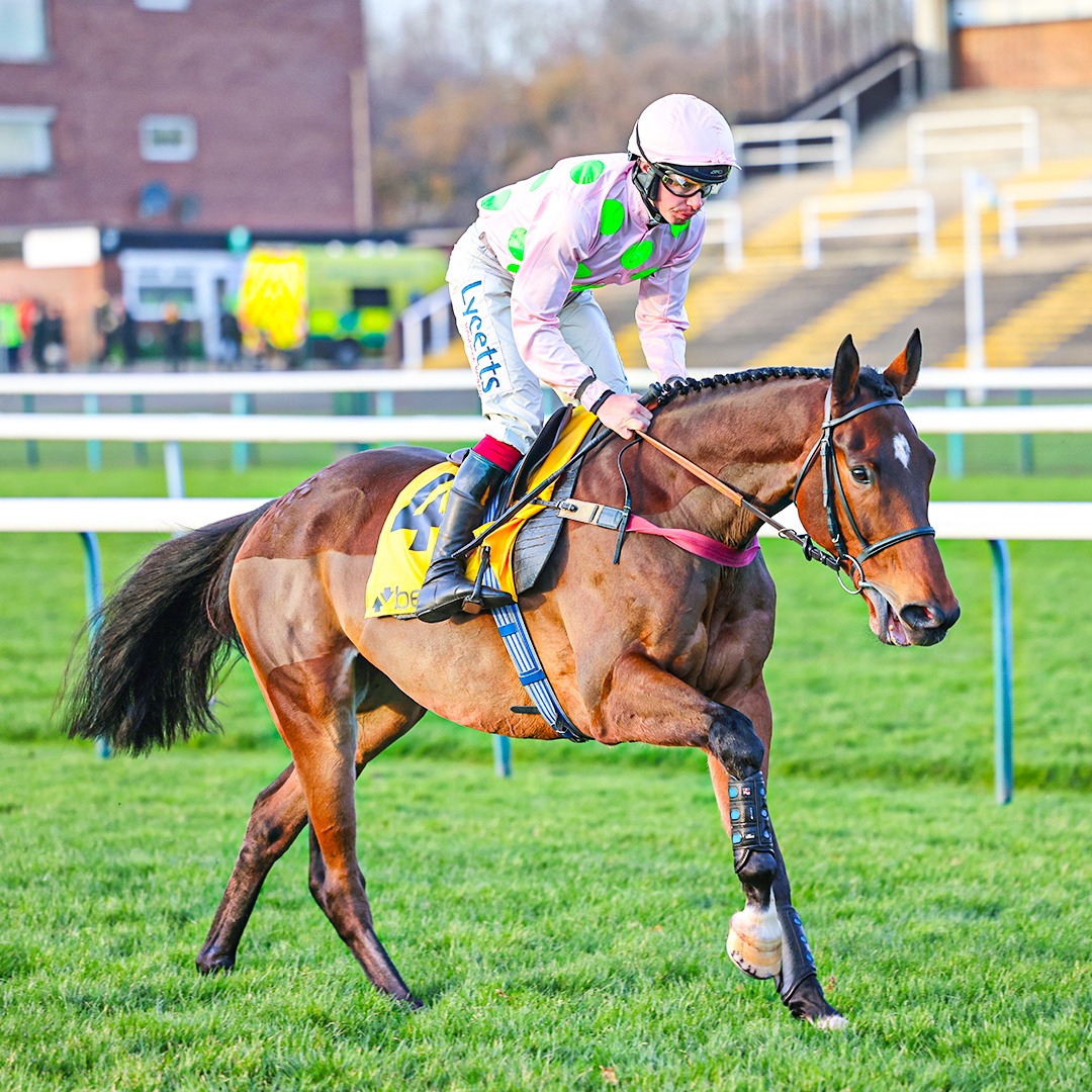 RacingPost's tweet photo. Royale Pagaille, who won two Betfair Chases and made Haydock Park his own, has run his last race and will start a new life next week, having retired from racing fit and healthy at the age of 12 💖💚