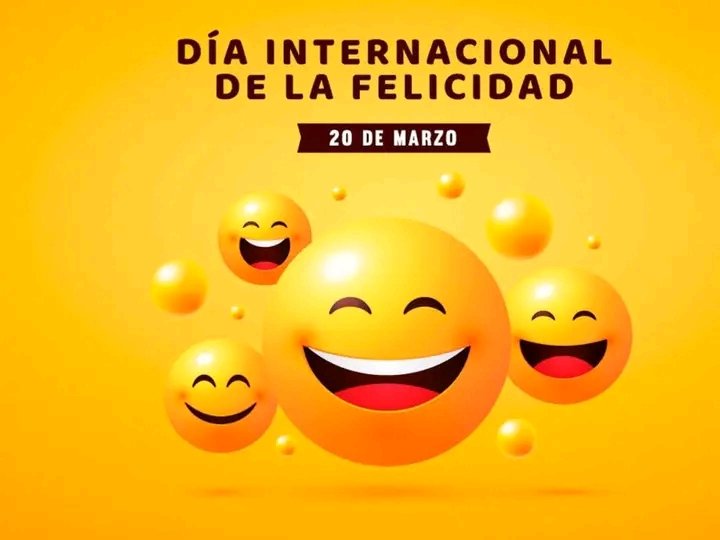 Felíz día de la felicidad...

Cada 20 de marzo se celebra el Día Internacional de la Felicidad, un momento para reflexionar sobre aquello que le da sentido a la vida, es decir, lo que más importa de ella.
 ¡Felicidades!
#ArtemisaJuntosSomosMás 
#CubaSoberana