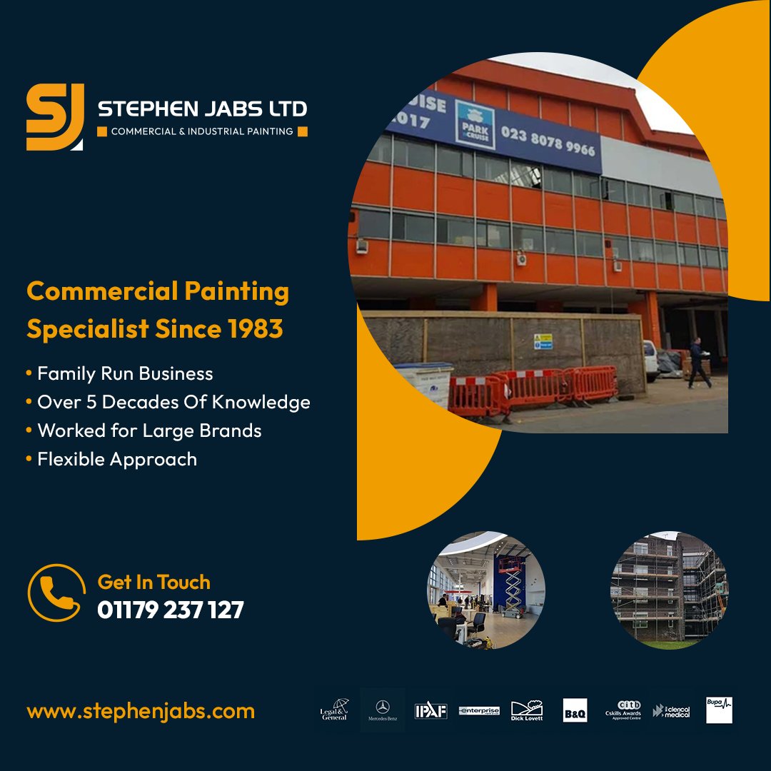 stephenjabsltd's tweet photo. Trusted Since 1980! 

For over 40 years, Stephen Jabs has been delivering expert industrial &amp; commercial painting. Durable finishes, professional service, results that last.

🌐 https://t.co/JIEYoX8YhS

#CommercialPainters #IndustrialPainting #TrustedExperts #Since1980 https://t.co/kWhQIy1es5