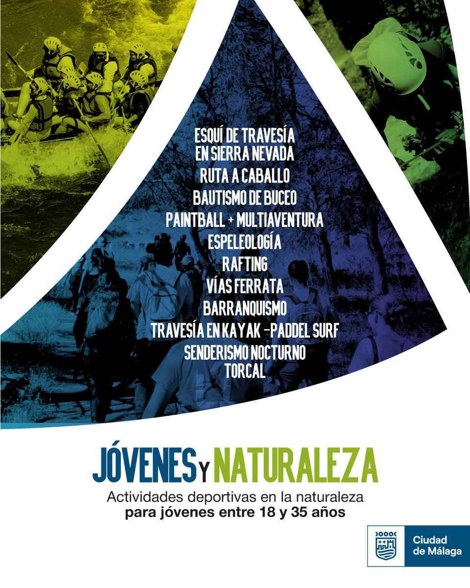 🏔️ ¡Vuelve 'Jóvenes y Naturaleza' 2026! 🧗✨

Disfruta de experiencias únicas: Sierra Nevada, hípica, buceo, rafting y más.

✅ TOTALMENTE GRATIS (18-35 años). 📍 ¡OJO! Mañana viernes abrimos inscripciones para Sierra Nevada. ❄️
Toda la info aquí: 🔗 juventud.malaga.eu
