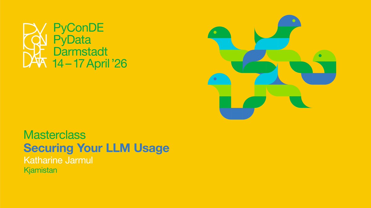 PyConDE & PyData tweet media