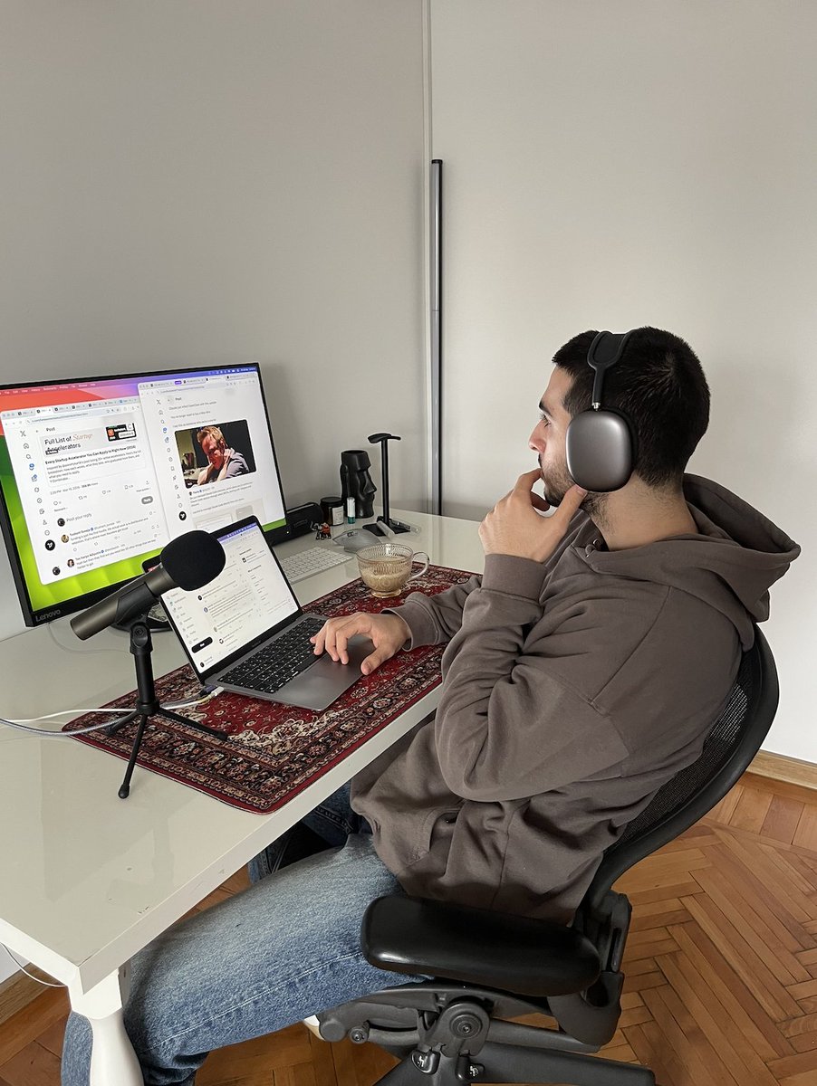 we just hired intern to scroll on twitter +8 hours a day.

distribution is everything, but every app there's a new different algo...

for example:
> x - always aim for REPLIES (17x higher boost than likes)
> linkedin - promotes long form content with that "business filter"
>