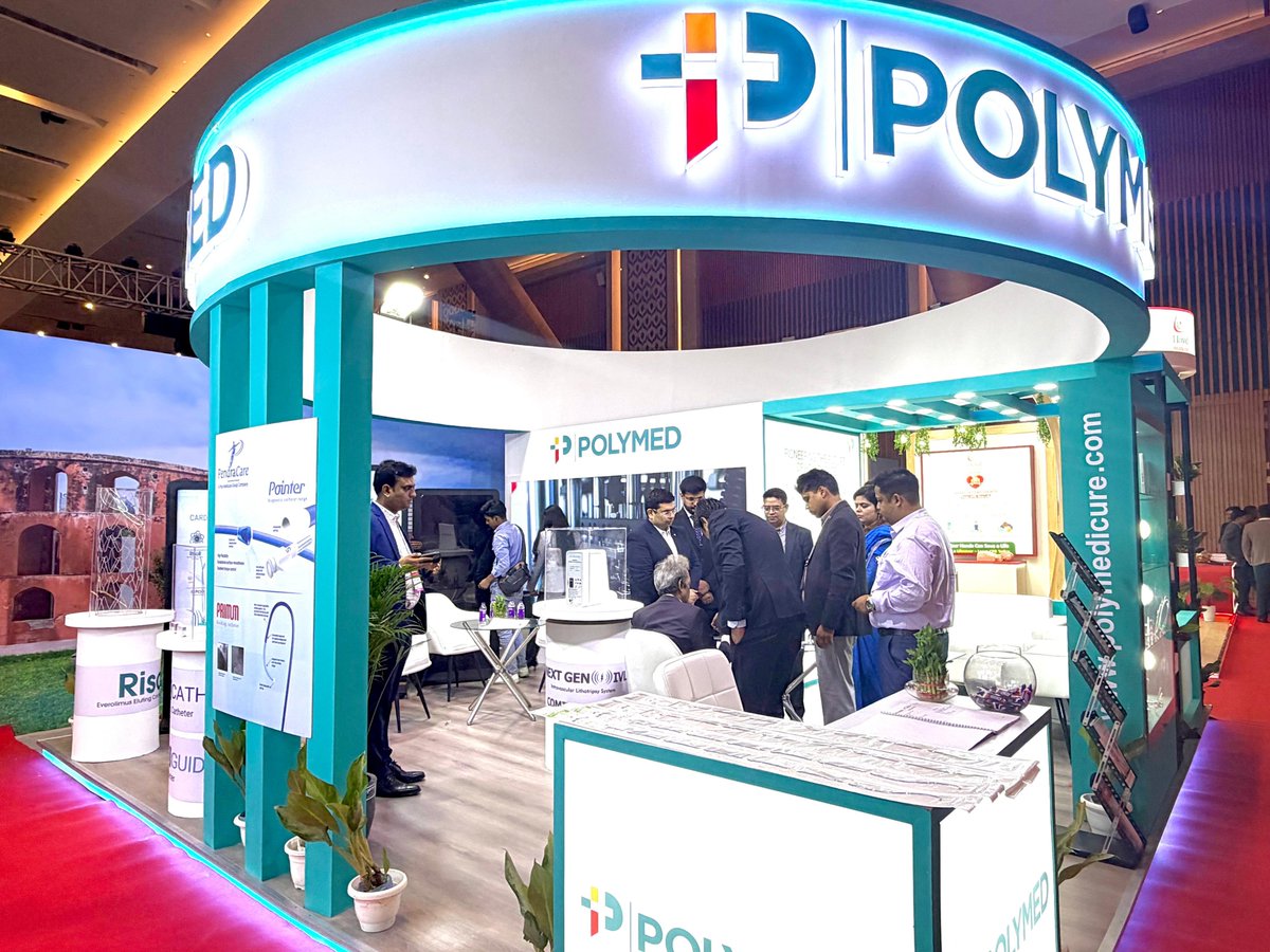 Polymedicure's tweet photo. Day 1 at India Live 🚀
Great energy, meaningful conversations!
From engaging with cardiologists to showcasing our innovations, it’s been a day full of insights and connections. Looking forward to day 2!
#medtech #Cardiology #IndiaLive #healthcare #networking https://t.co/q69sC23RRu