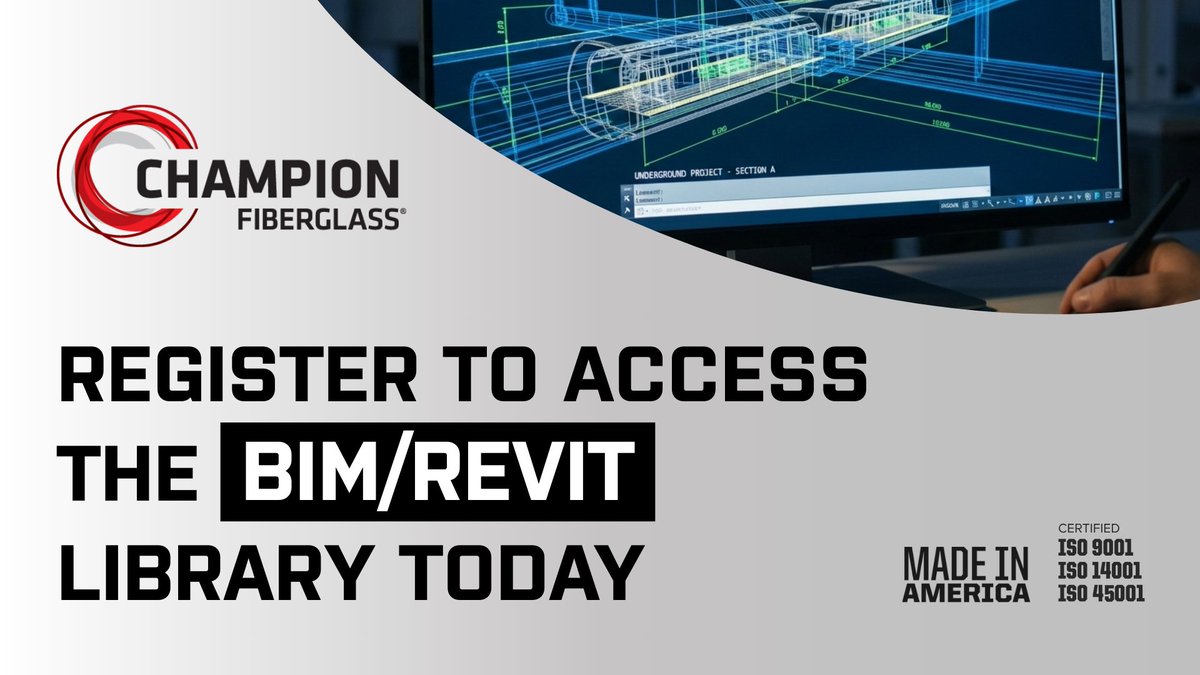 championfg's tweet image. From planning and design to construction and management, BIM/Revit modeling improves collaboration and workflows, increasing project success.

Register for access - na2.hubs.ly/H04bC2-0

#electricalconduit #electricalengineer #bimmodeling #revit #bim360