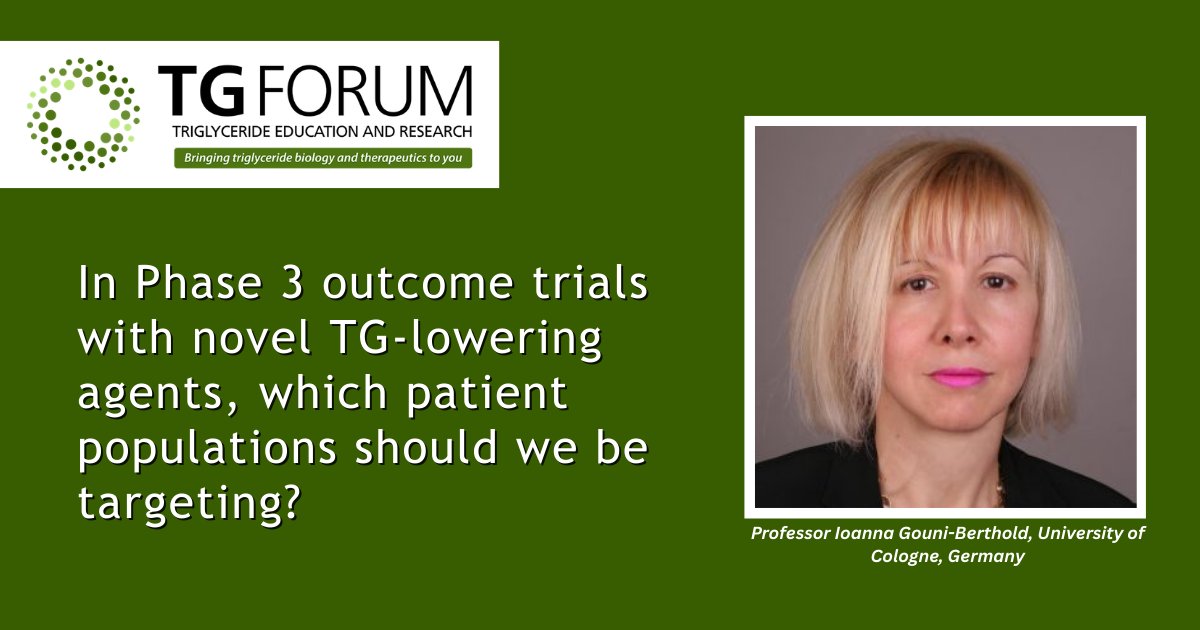Triglyceride Forum tweet media