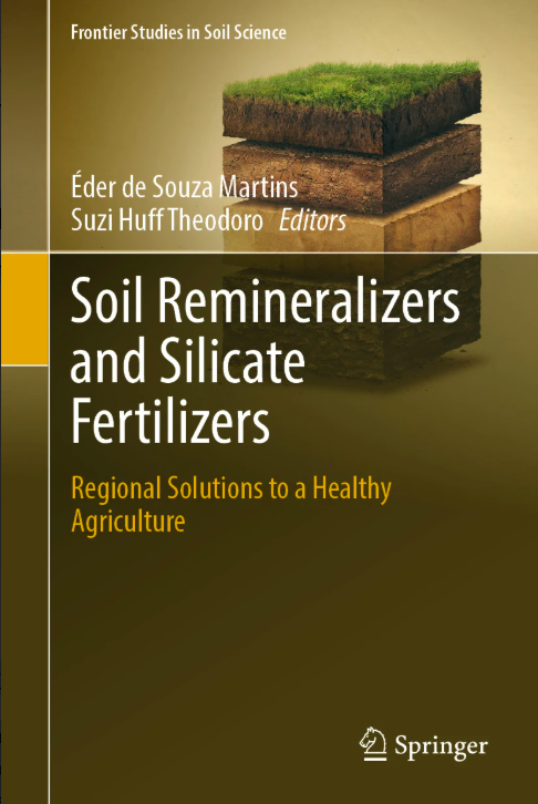 remineralize's tweet photo. Healthy soils start with minerals.

The book Soil Remineralizers and Silicate Fertilizers highlights how silicate rocks can restore fertility, improve pH &amp; support carbon sequestration.

#SoilRemineralization = #Agriculture + #ClimateSolution 🌱

🔗 https://t.co/qQSqti0nYT https://t.co/wujZWDlaA5