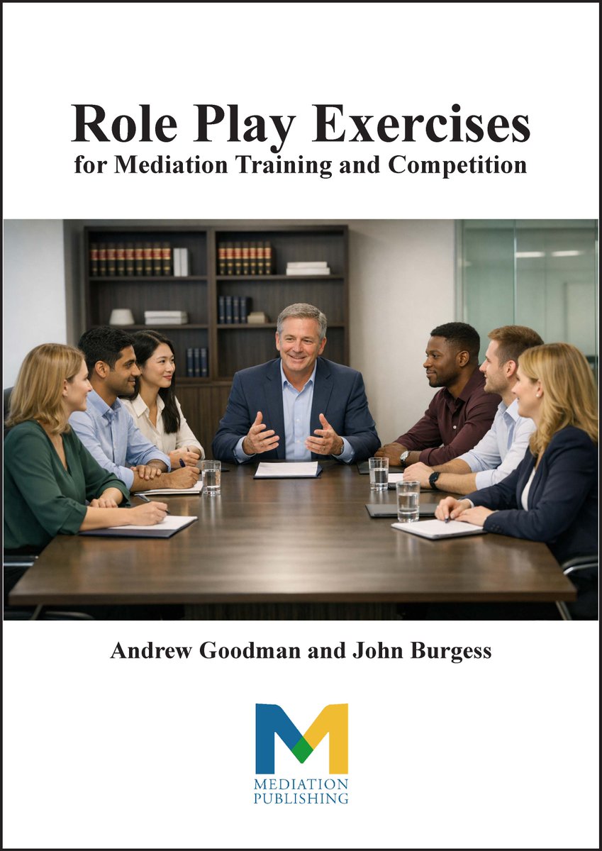 MediationPub's tweet image. Training mediators? Broadening skills in your practice? New case studies for mediation training available - like this commercial and personal dispute. Early Bird Discount still available ow.ly/OAjL50YsKXj #MediationTraining #RolePlayExercises #ConflictResolution