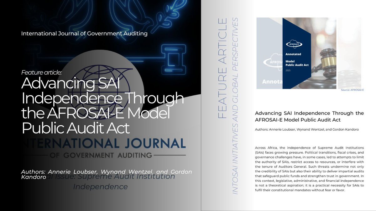 INTOSAI Journal tweet media