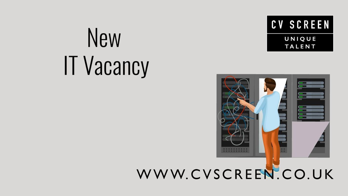CVScreen's tweet photo. New Vacancy! Network Engineer Hereford Salary up to 42k 
https://t.co/78iupo905c 
#ITJobs #HereforeJobs #JobSearch https://t.co/luIOqEXymk