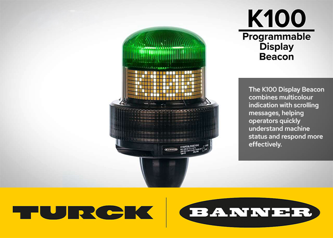 TurckBannerUK's tweet photo. 💡 K100 Display Beacon

See machine status and read messages in one device.

Visual. Informative. Intuitive.

👉 https://t.co/lzAUW6vL4O

#TurckBanner #VisualManagement #IndustrialAutomation https://t.co/AACYthqjEV