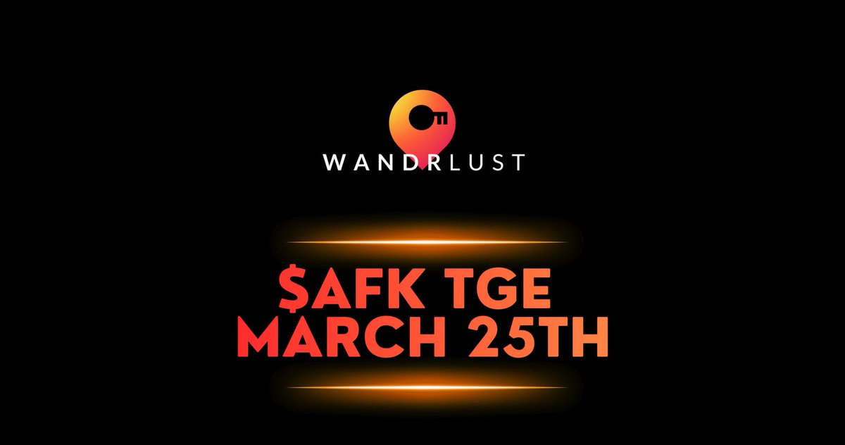 0xcryx's tweet photo. What is $AFK ?

It's the utility token that powers the @WandrLust_io ecosystem

$AFK connects real-world exploration with digital rewards, from endorsements to leaderboards to brand perks

WANDR Points rewards your movement, but $AFK is what keeps the ecosystem alive https://t.co/FjdUEFuVL8