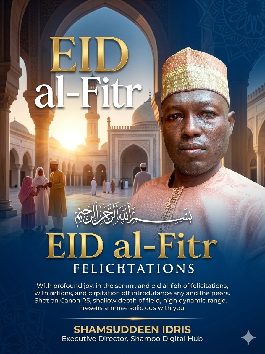 IdrisShamoo's tweet photo. TAQABALALLAHU MINNA WA MINKUM
#Agnt #Nodeops #Creatros #Builders #EdMubarak https://t.co/laCuNqXL84