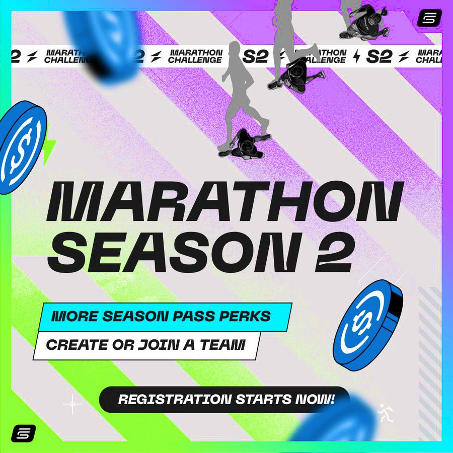 TANU_FSL's tweet photo. MARATHON S2に向けて、TEAM Tanu発足します💪

我がチームのスタイルは
【まったりコツコツと】 です🥰✨

今回のS2では、画像にもあるように
「Create or Join a Team」 が新しい楽しみのひとつ👀✨
ひとりで頑張るだけじゃなく、チームで参加できるのがええですね🙌

TEAM Tanuは、ガチガチに追い込むというより、
まずはそれぞれの目安をクリアして、あとはご自由にムーブ🏃‍♂️💨

たぬ会長は $200 lock済み なので、
自分の目安は 6エナ⚡️/day です。
でもこれは会長自身の目安で、メンバーさんはそれぞれ無理のない範囲でOKという感じで考えています👍

今ラウンドのチームには入れんかったけど、
そのぶん次に向けてしっかり準備していきます🔥

無理なく、でもコツコツ。
ひとりやと続けにくい方も、チームやったら少し楽しく続けやすいはず❣️

図のように、Registration starts now! とは出ていますが、
TEAMを作ったり参加できるタイミングは、たぬ会長の場合は3/30〜になりそうです😃

なので、3/30以降にTEAM参加を考えている方で、
たぬ会長と一緒に【まったりコツコツ】スタイルでやってみたい方は、コメント欄で教えてください👍
詳細が見えたら、また改めて案内します🙌

@Stepnofficial 

#STEPN
#STEPNmarathon
#MARATHONS2