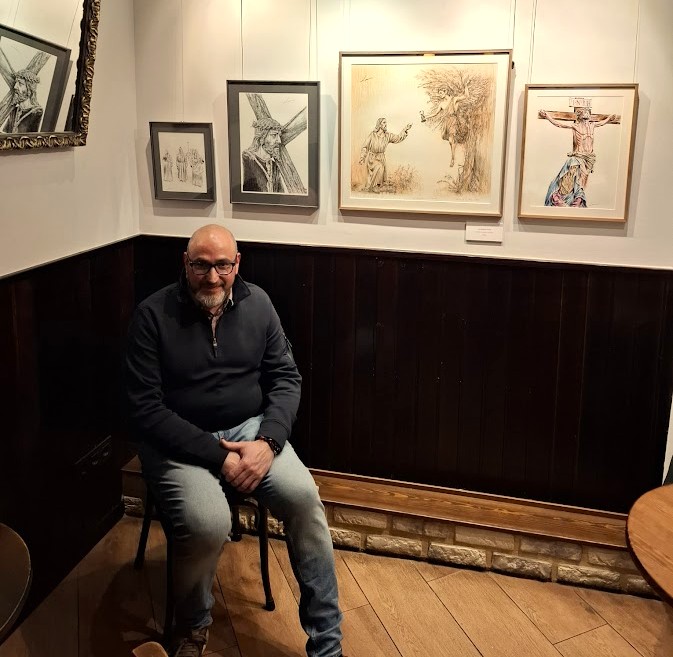 EspacioYvium's tweet photo. Ayer, 19 de marzo, inauguramos una #exposición 𝗲𝗻 𝗘𝘀𝗽𝗮𝗰𝗶𝗼 𝗬𝘃𝗶𝘂𝗺, 𝗱𝗲 𝗹𝗮 𝗺𝗮𝗻𝗼 𝗱𝗲𝗹 𝗮𝗿𝘁𝗶𝘀𝘁𝗮 𝗹𝗲𝗼𝗻𝗲́𝘀 𝗟𝘂𝗶𝘀 𝗠𝗶𝗴𝘂𝗲𝗹 𝗥𝗼𝗯𝗹𝗲𝘀 𝗚𝗮𝗿𝗰𝗶́𝗮.

Os invitamos a venir y descubrirla en Espacio Yvium. 

#LeonEsp #SemanaSantaLeon #Arte https://t.co/fG1SrfMOSh