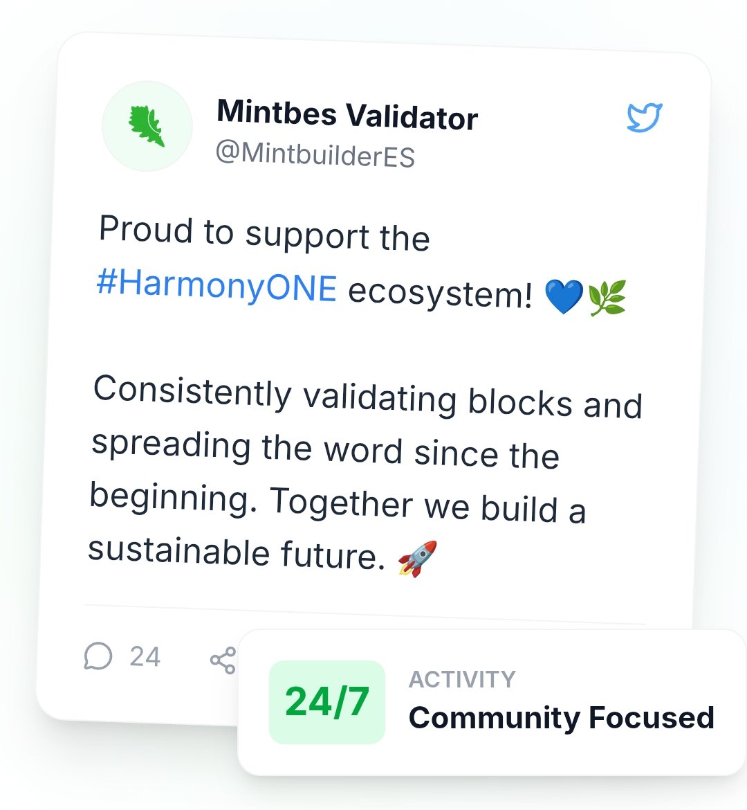 Mintbes 🌿 | Validator 💙 tweet media