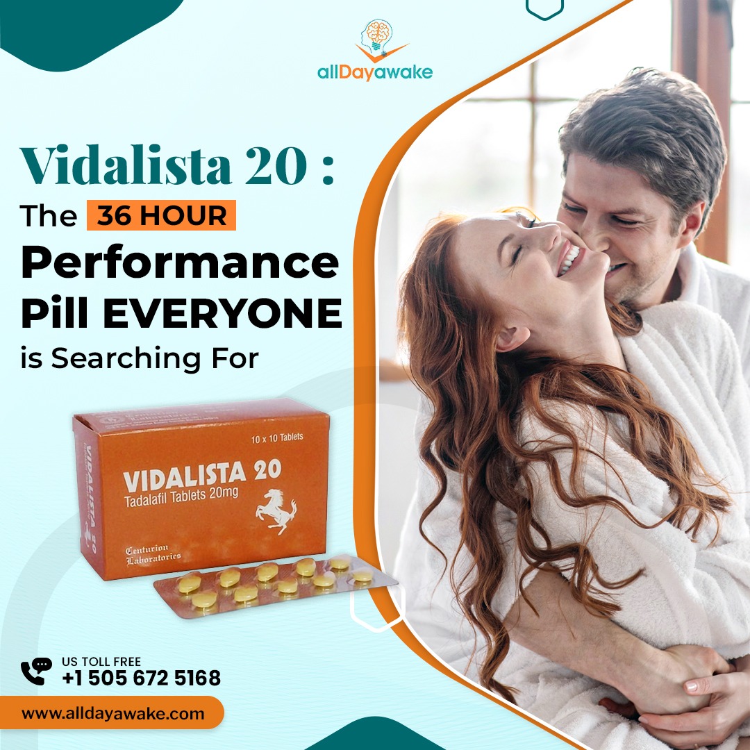 AllDayawake's tweet photo. 🔥 Ready to boost your confidence for up to 36 hours? Discover why Vidalista 20 is the performance pill everyone is talking about! 💊

Don’t wait—take control today! CLICK LINK IN BIO

#Vidalista20 #MensHealth #PerformanceBoost  #Viral #Trending #BeautyInBlack #IBD #EDSupport https://t.co/JJ8DipxbP2