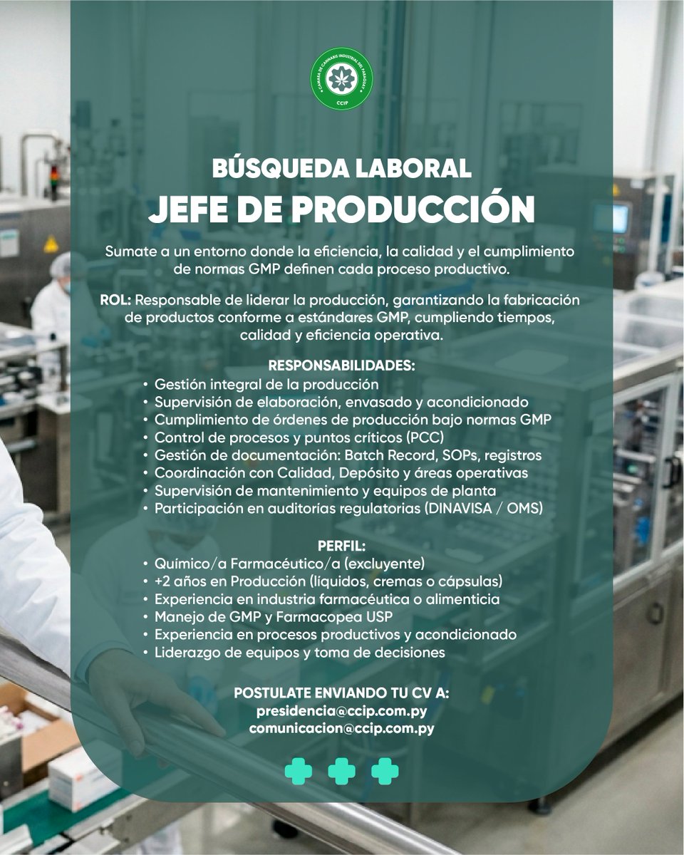 Cámara de Cannabis Industrial del Paraguay tweet media