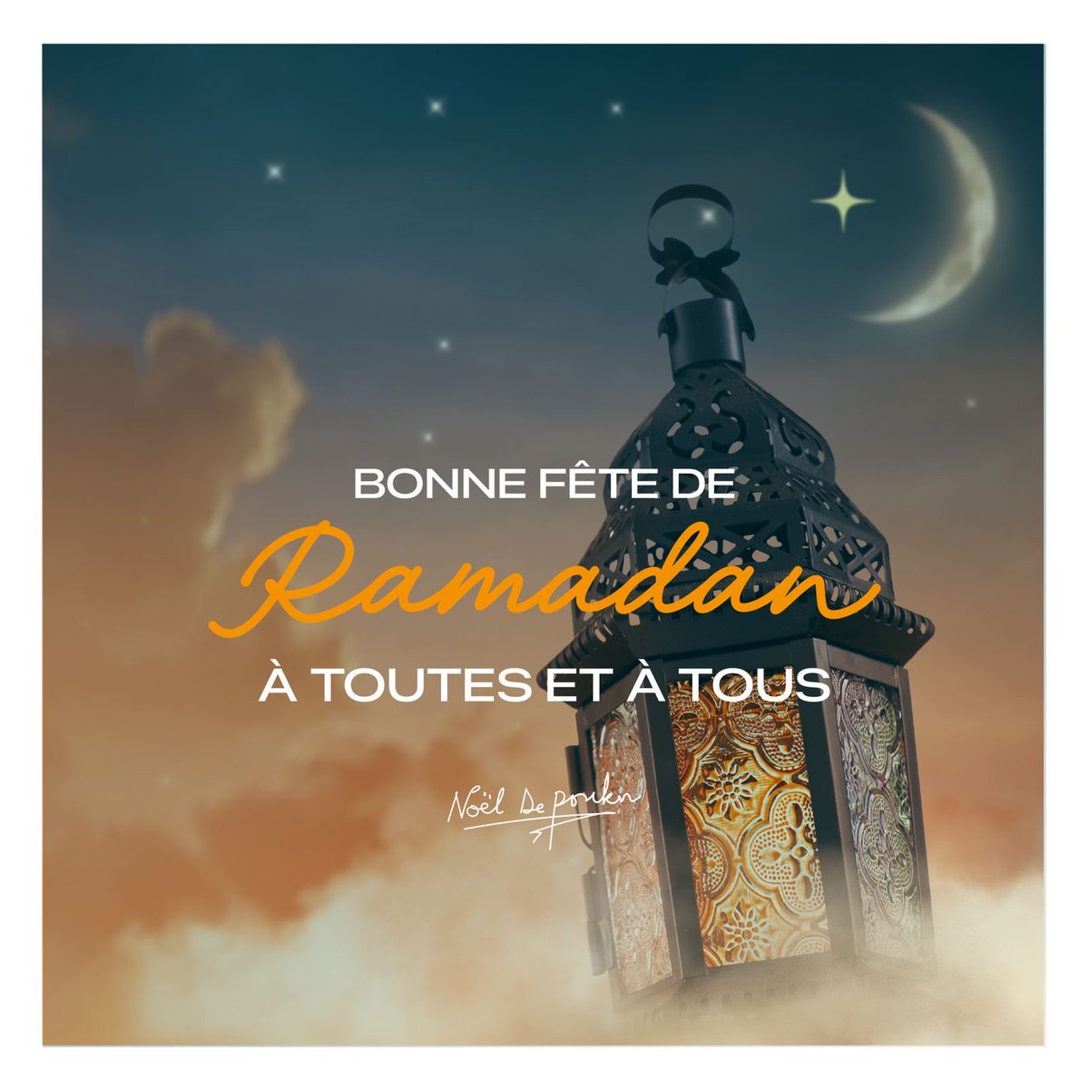 NoelDePoukn's tweet photo. À l’occasion du #Ramadan, je vous adresse mes vœux de paix, de solidarité et de bénédictions. Bonne fête à toutes et à tous. https://t.co/1RroZydk5H