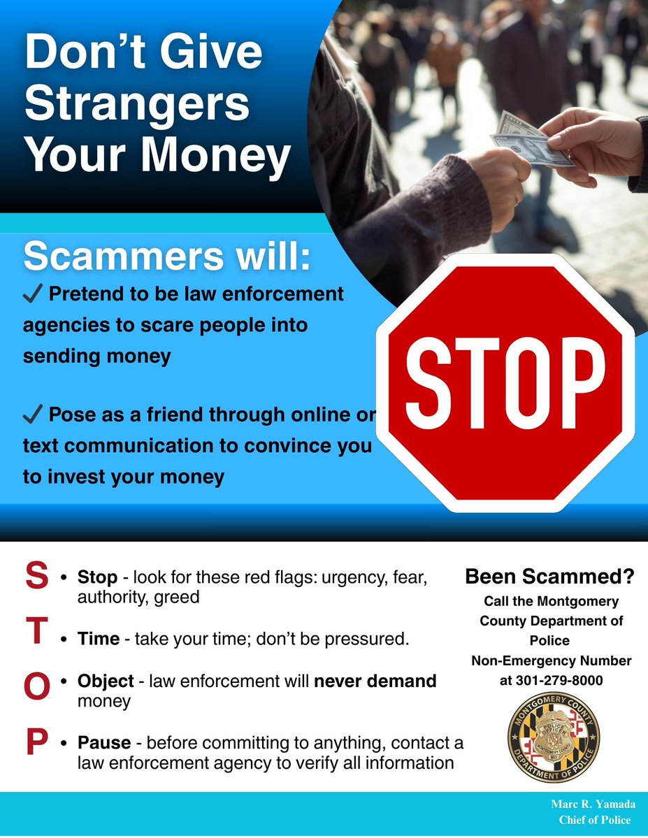 Montgomery County Department of Police tweet media