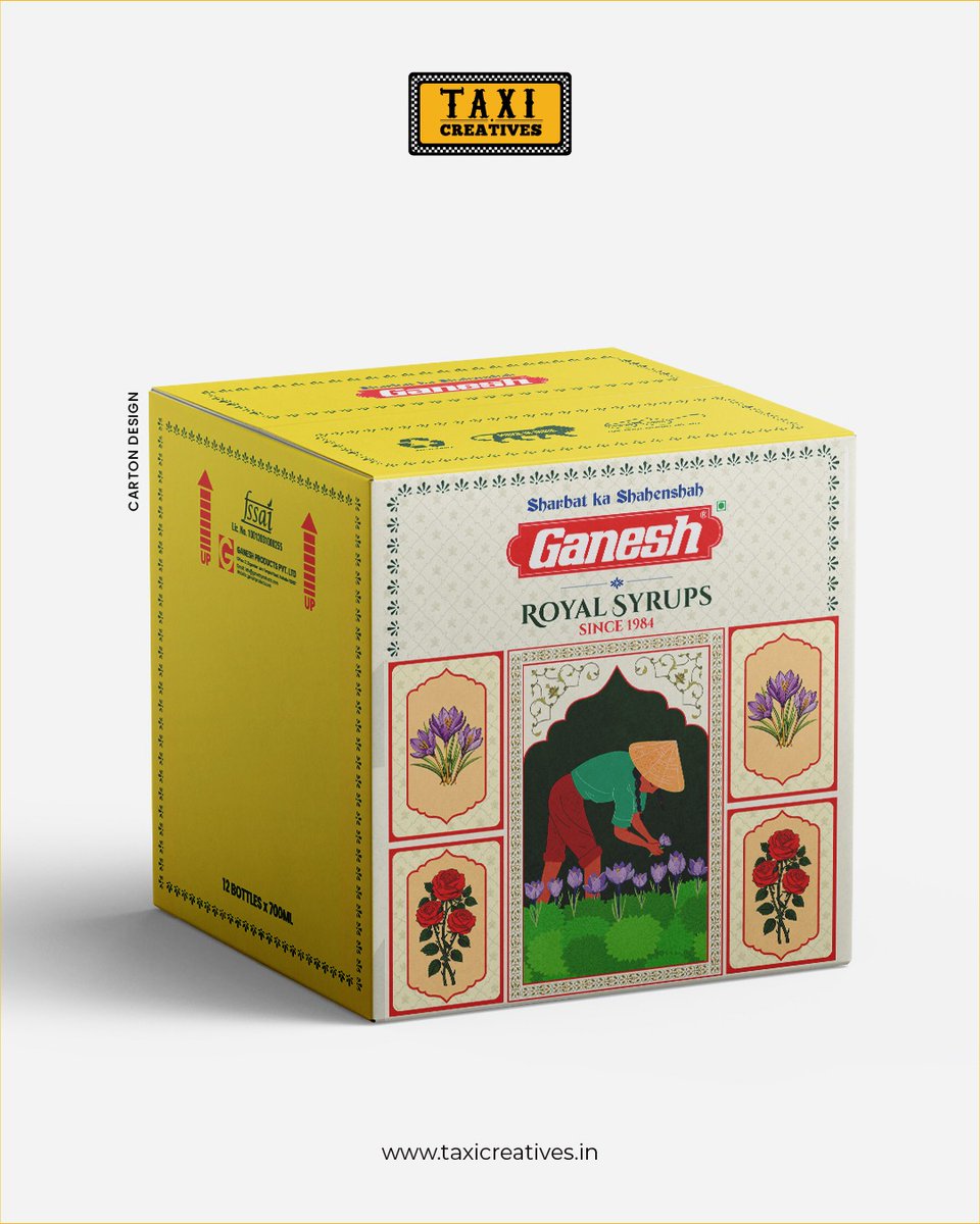 taxicreatives's tweet image. From concept to carton—
We made sure every side tells a story.
It was a rewarding experience for us to conceptualise and bring the design for the Royal Syrup range for Ganesh Sharbat.
📧Mail us at taxicreatives.in

#cartondesign #boxpackaging #ganeshsharbat #taxicreatives