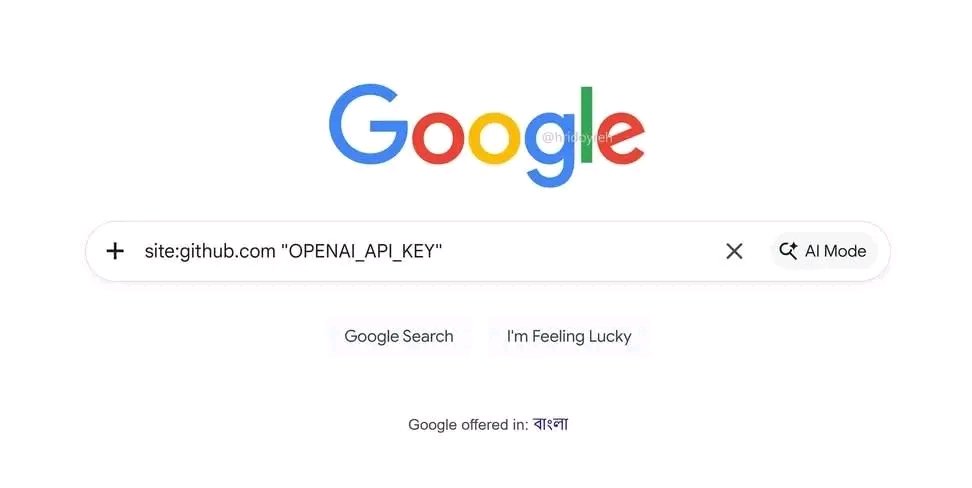 TosinOwadokun's tweet photo. That's how hackers find your OpenAI API Key

If your key is in public code, it can be stolen in seconds.

 Protect yourself:
• Never commit API keys to GitHub
• Use environment variables (.env)
• Add .env to .gitignore
• Rotate keys regularly
• Use server-side proxies https://t.co/qYQxGEzT4a