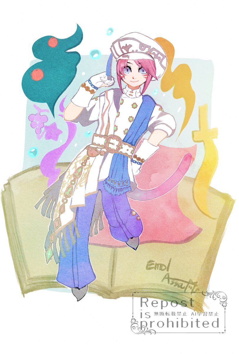 mox2so3's tweet photo. お題「商客物語」
#Eorzea_Artbound #EorzeaA_draw https://t.co/MSqNHd3QmG