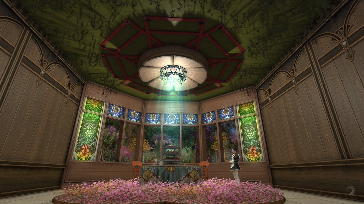 #ハウジンガーマンション 21号室

テーマ「花」
タイトル 「天井花のお茶会」

めっちゃ久しぶりに参加! ⸜(*ˊᗜˋ*)⸝
調子に乗って作ってたら個数足りなくて半端な仕上がりに。。。orz
天井にも咲かせてみましたん🌸