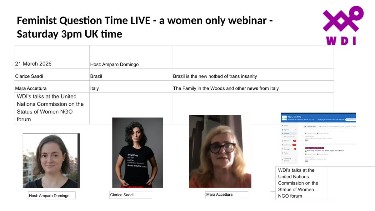 Declaration on Women's Sex Based Rights tweet media