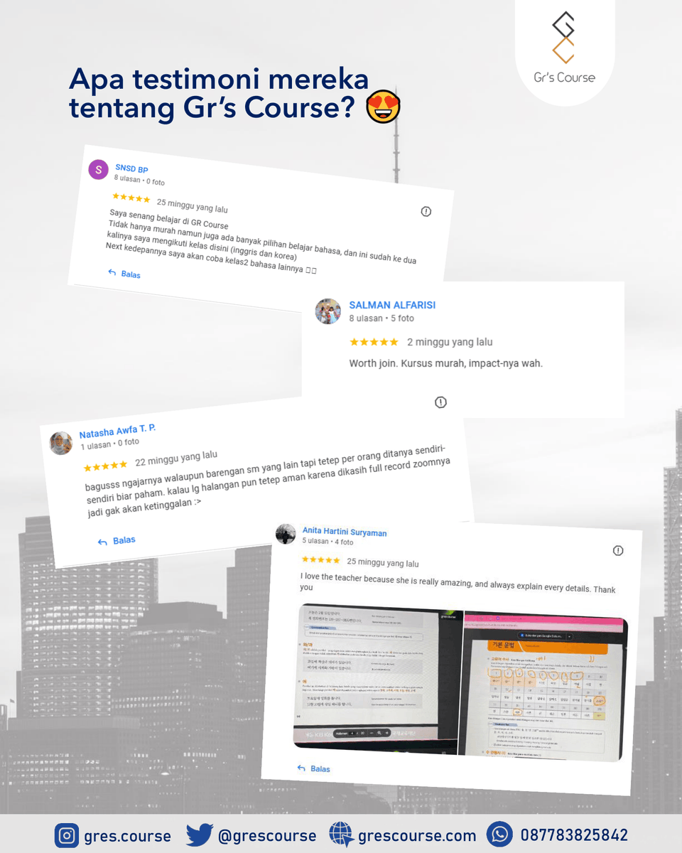 erlanishere's tweet photo. Kursus online 16 bahasa asing terjangkau cuma 90k buat 2 bulan belajar!
Belajar via Zoom + WAG.
Kelas sesi April:
- Mandarin
- Mandarin convo (220k)
- English Writing (150k)
- TOEFL Prep
- Korea
- Rusia
- Turki
Daftar: https://t.co/EzRfG3f4cD https://t.co/HiHqzOv2tn