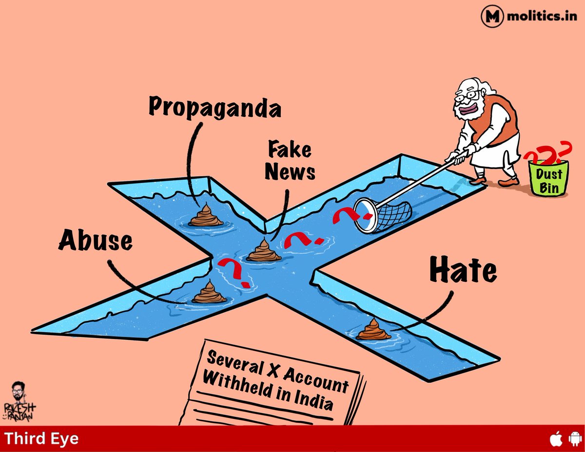 moliticsindia's tweet photo. सवाल डस्टबीन में, गंदगी पानी में!
@cartoonistrrs
#accountwithheld https://t.co/cCAlIVwOhQ