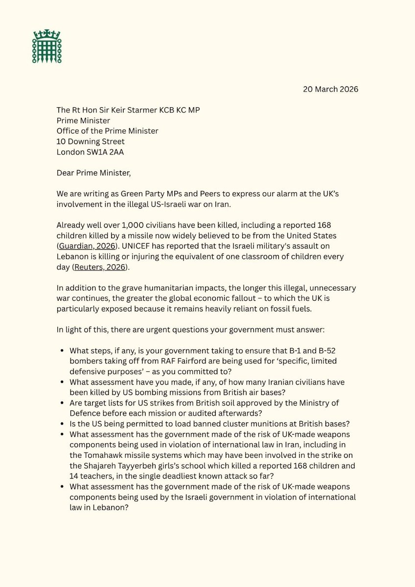 The Green Party tweet media