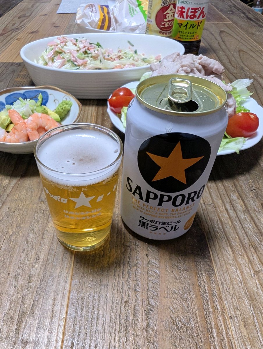 MERRICK13robu's tweet image. 今週もお疲れチャンでした🫶

#華金
#SAPPORO
#黒ラベル