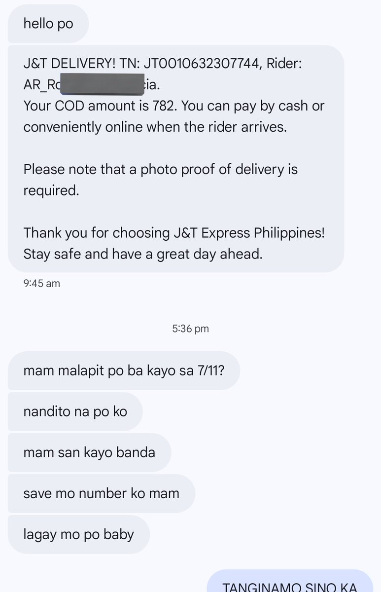 sino naman kasi ang hindi magagalit sa ganitong text 🙂