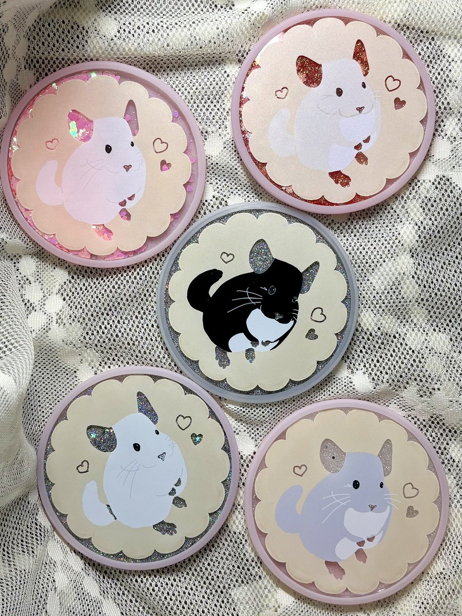 smr_maison's tweet photo. #チンチラチラチラ

グリッターコースター　各1500円
ぜひ現物見にきてほしいです🥰 https://t.co/8cMaJqZ9Bl