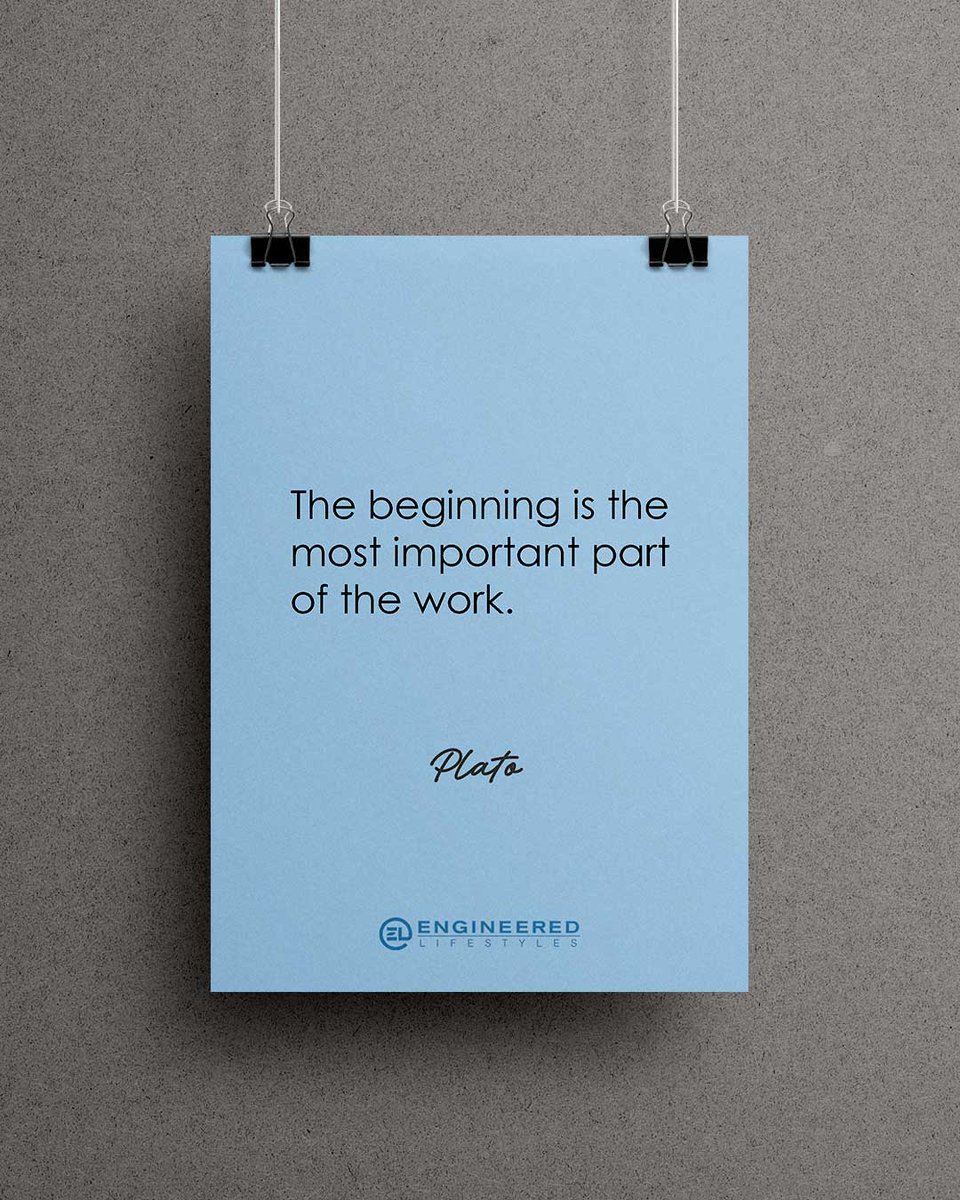 EngLifestyles's tweet image. “The beginning is the most important part of the work.” ~ Plato

Getting started often feels like the hardest step. Once you begin, momentum starts working in your favour.

#EntrepreneurAction #StartToday #BusinessMomentum #GrowthMindset #MakeItHappen